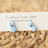 Peep Bunny Easter Studs