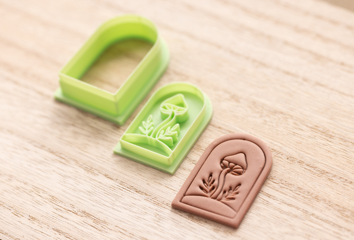 Boho Mushroom Stamp / Cutter Set