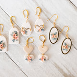 Arched Window Bouquet Earrings