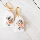 Arched Window Bouquet Earrings