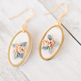 Oval Bouquet Earrings