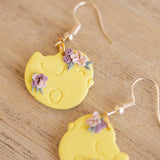 Sleepy Chick Easter Dangles