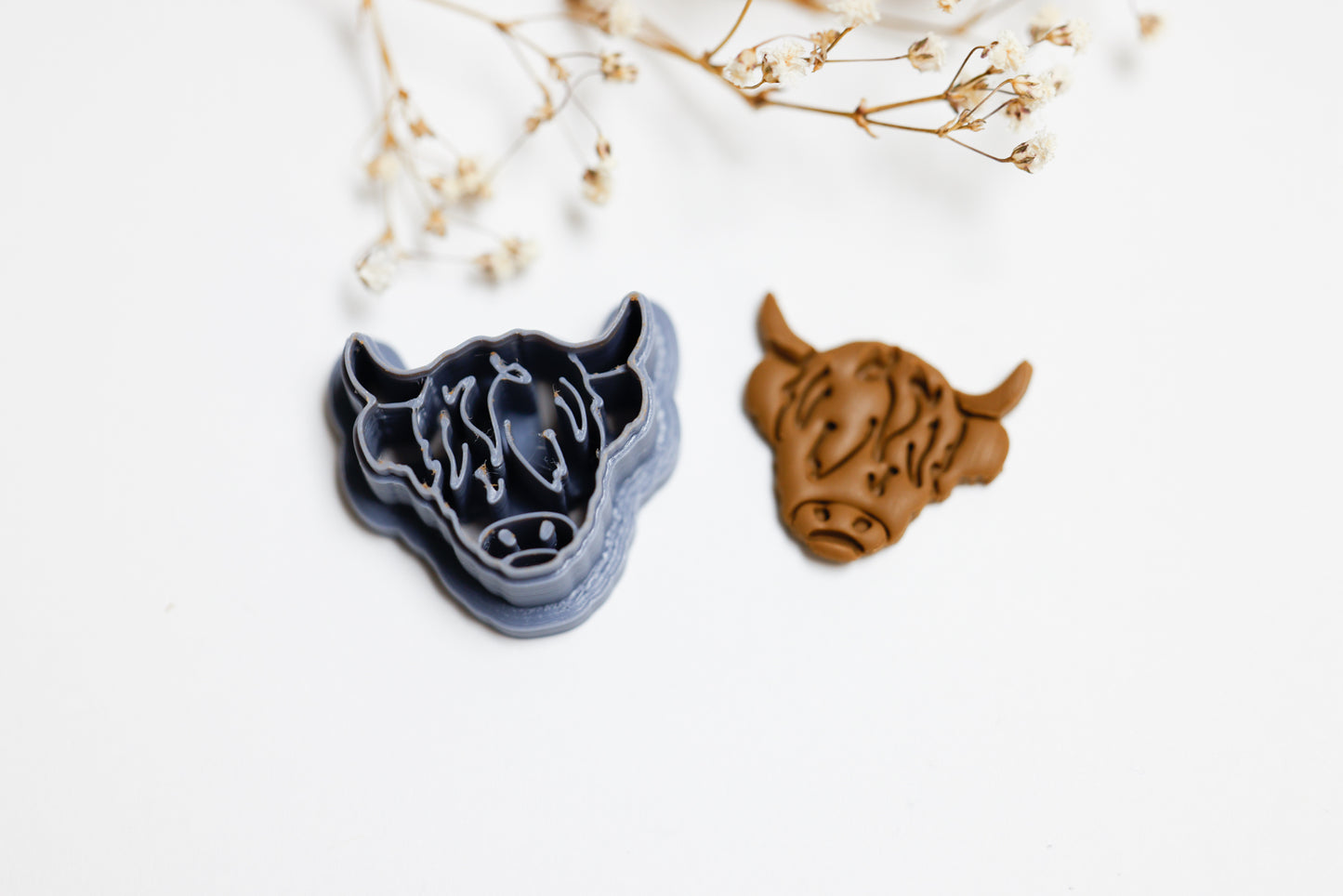 Highland Cow Clay Cutter
