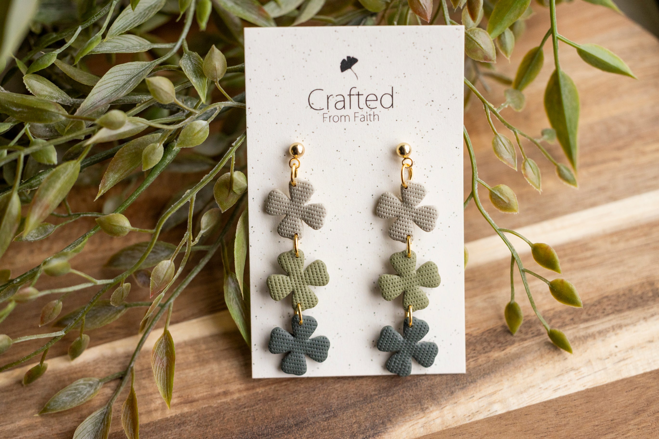 Triple Clover Dangles