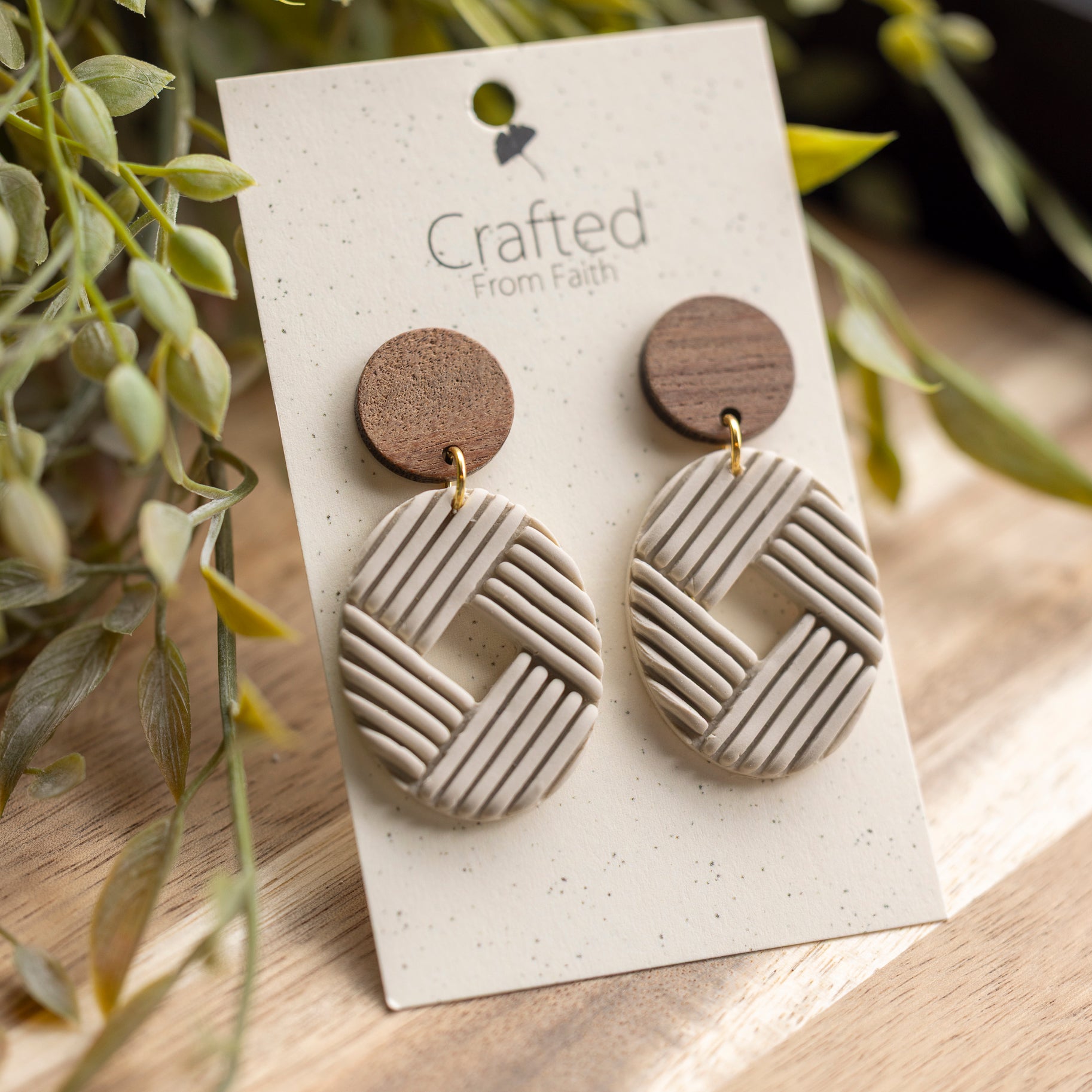 Woven Earth Dangles