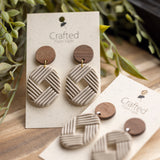 Woven Earth Dangles