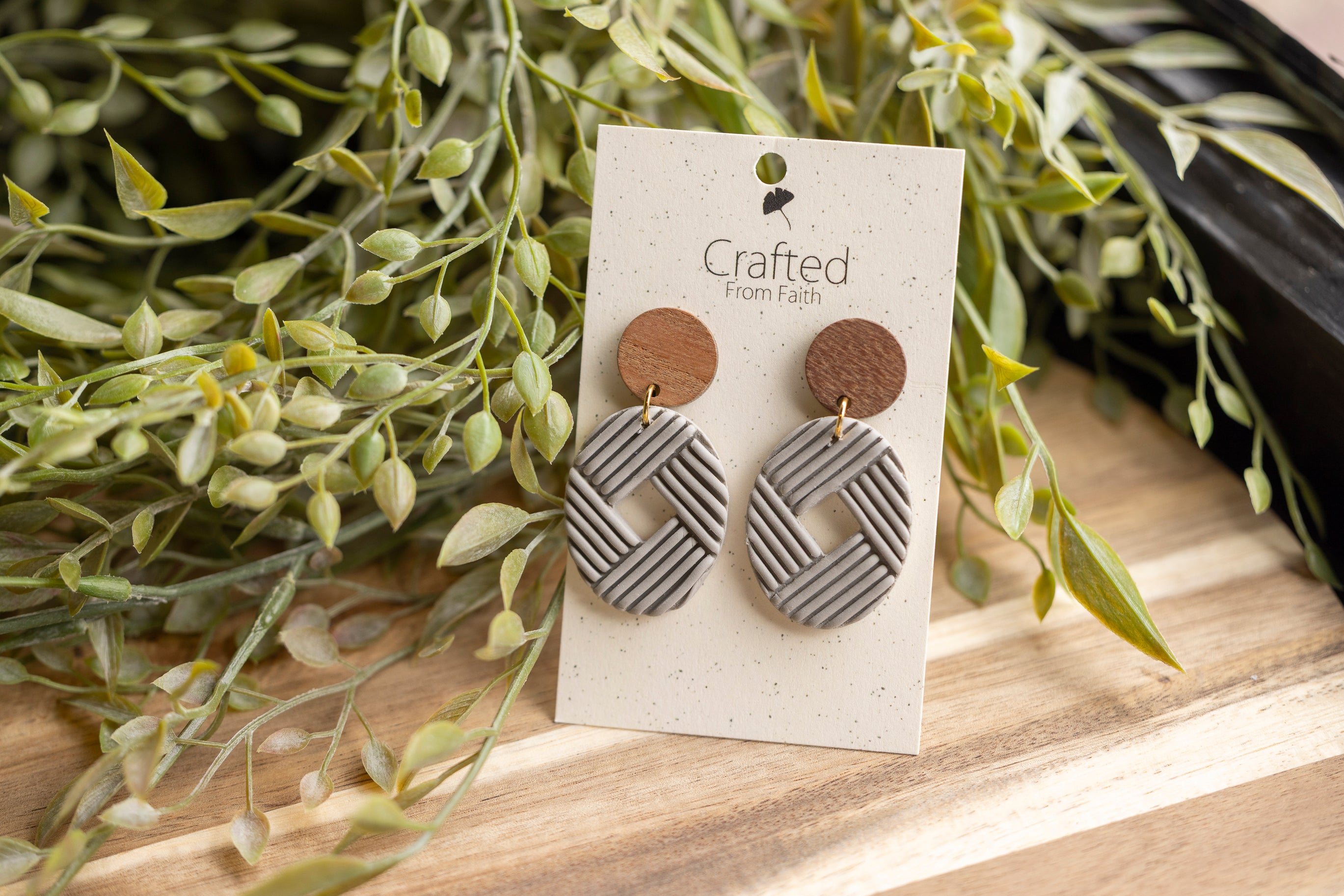 Woven Earth Dangles