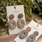 Woven Earth Dangles