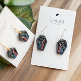 Dark Academia Coffin Dangles