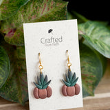 Potted Pumpkin Succulent Dangles