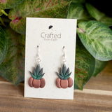Potted Pumpkin Succulent Dangles