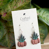 Potted Pumpkin Succulent Dangles