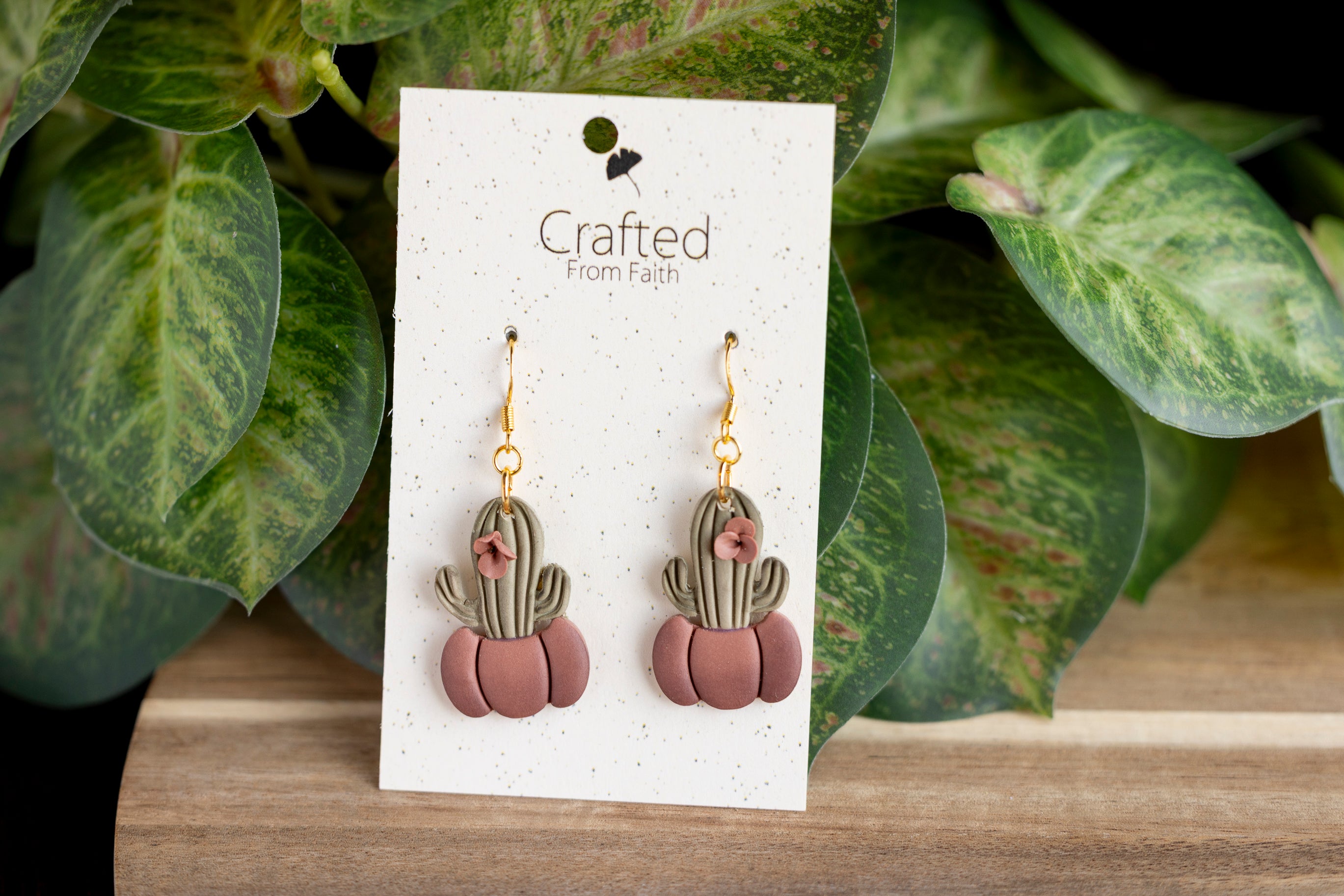 Potted Pumpkin Succulent Dangles