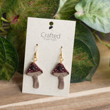 Moonlit Toadstool Dangles