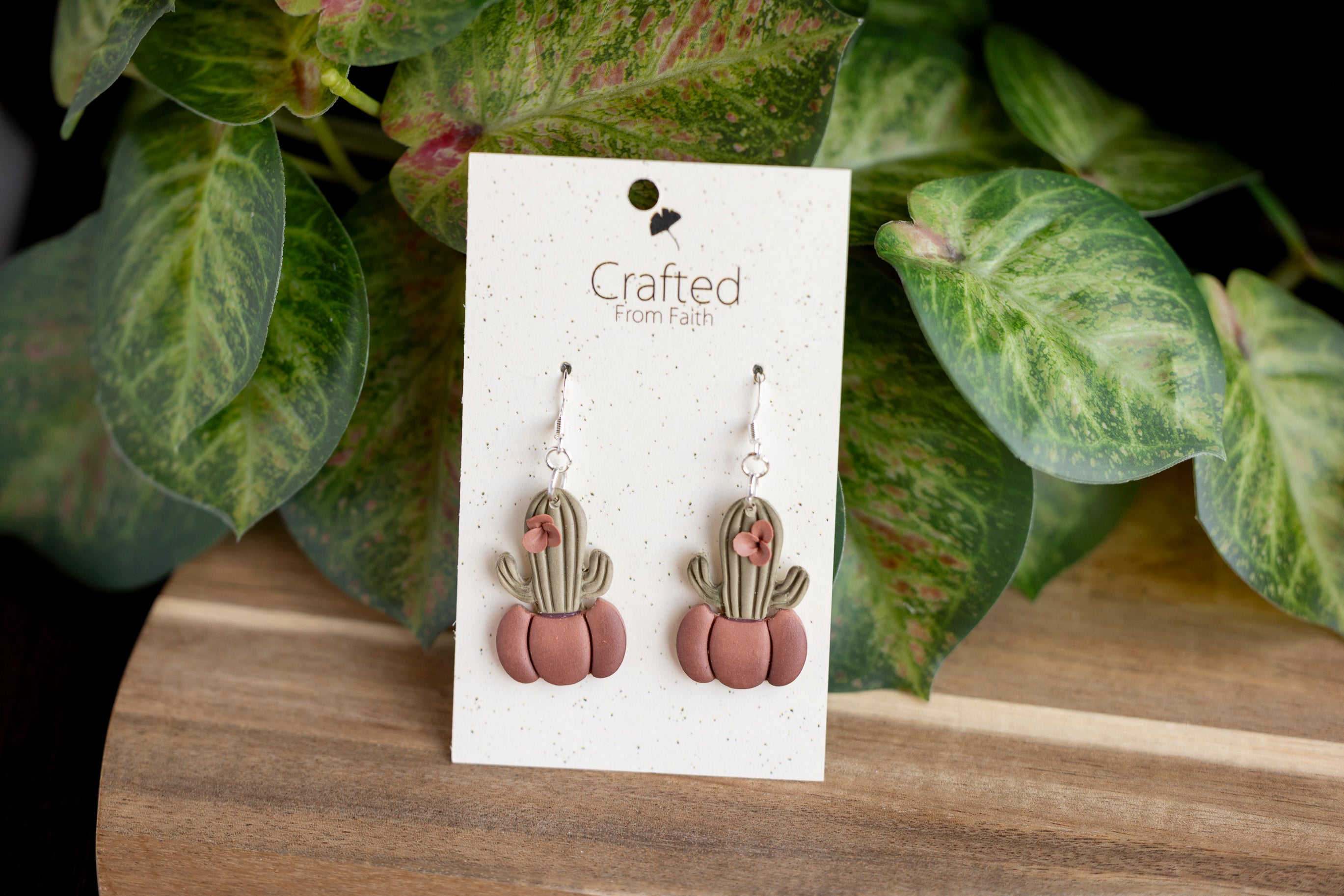 Potted Pumpkin Succulent Dangles