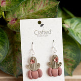 Potted Pumpkin Succulent Dangles