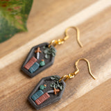 Dark Academia Coffin Dangles