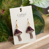 Moonlit Toadstool Dangles