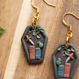 Dark Academia Coffin Dangles