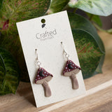 Moonlit Toadstool Dangles