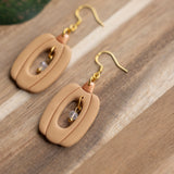 Crystal Pumpkin Dangles