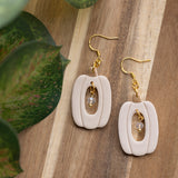 Crystal Pumpkin Dangles