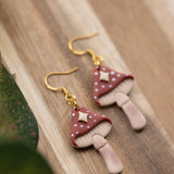 Moonlit Toadstool Dangles