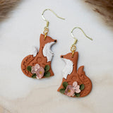 Fox Floral Dangles