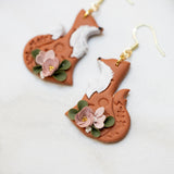 Fox Floral Dangles