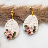 Floral Easter Egg Dangles