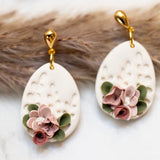 Floral Easter Egg Dangles