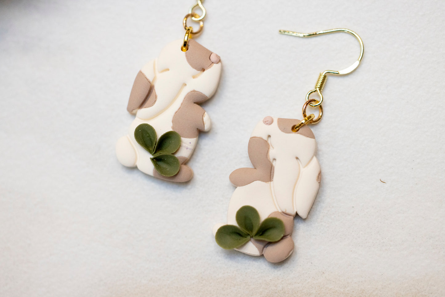 Spotted Bunny Dangles