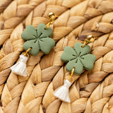 Clover Tassle Dangles