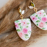 Rose Shield Dangles