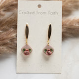 Mini Floral Diamond Dangles