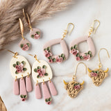 Mini Floral Diamond Dangles