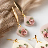 Mini Floral Diamond Dangles