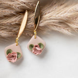 Mini Floral Diamond Dangles