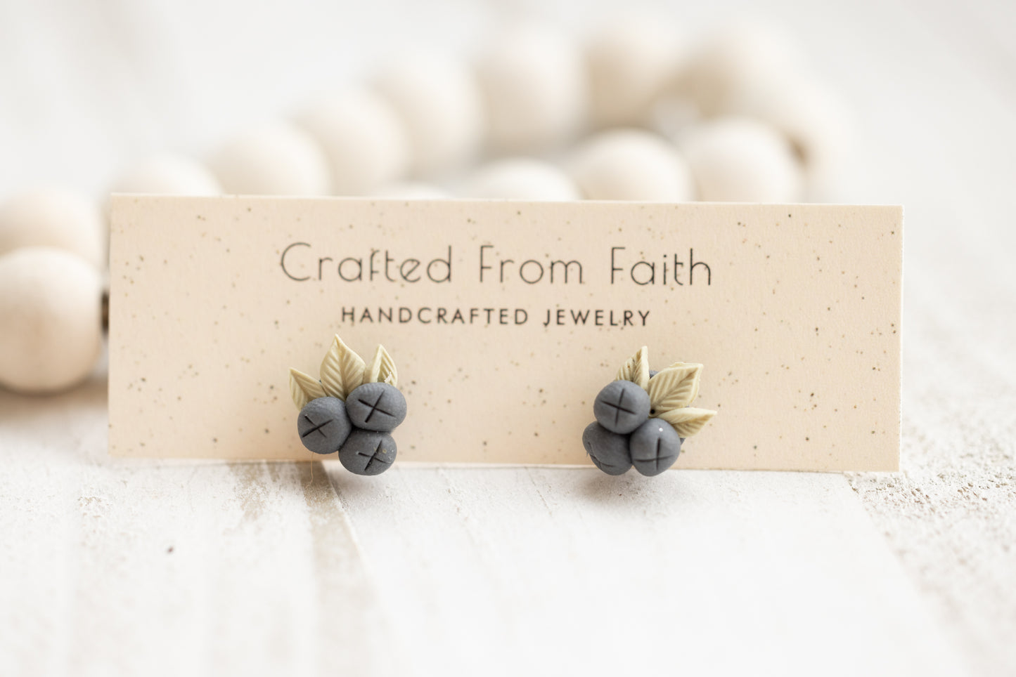 Blueberry Cluster Studs