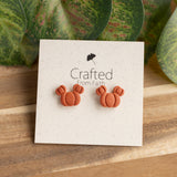 Mini Pumpkin Ear Studs