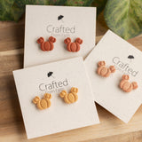 Mini Pumpkin Ear Studs