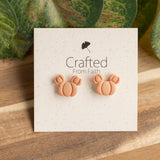 Mini Pumpkin Ear Studs