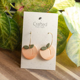 Just Peachy Hoops