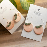 Just Peachy Hoops