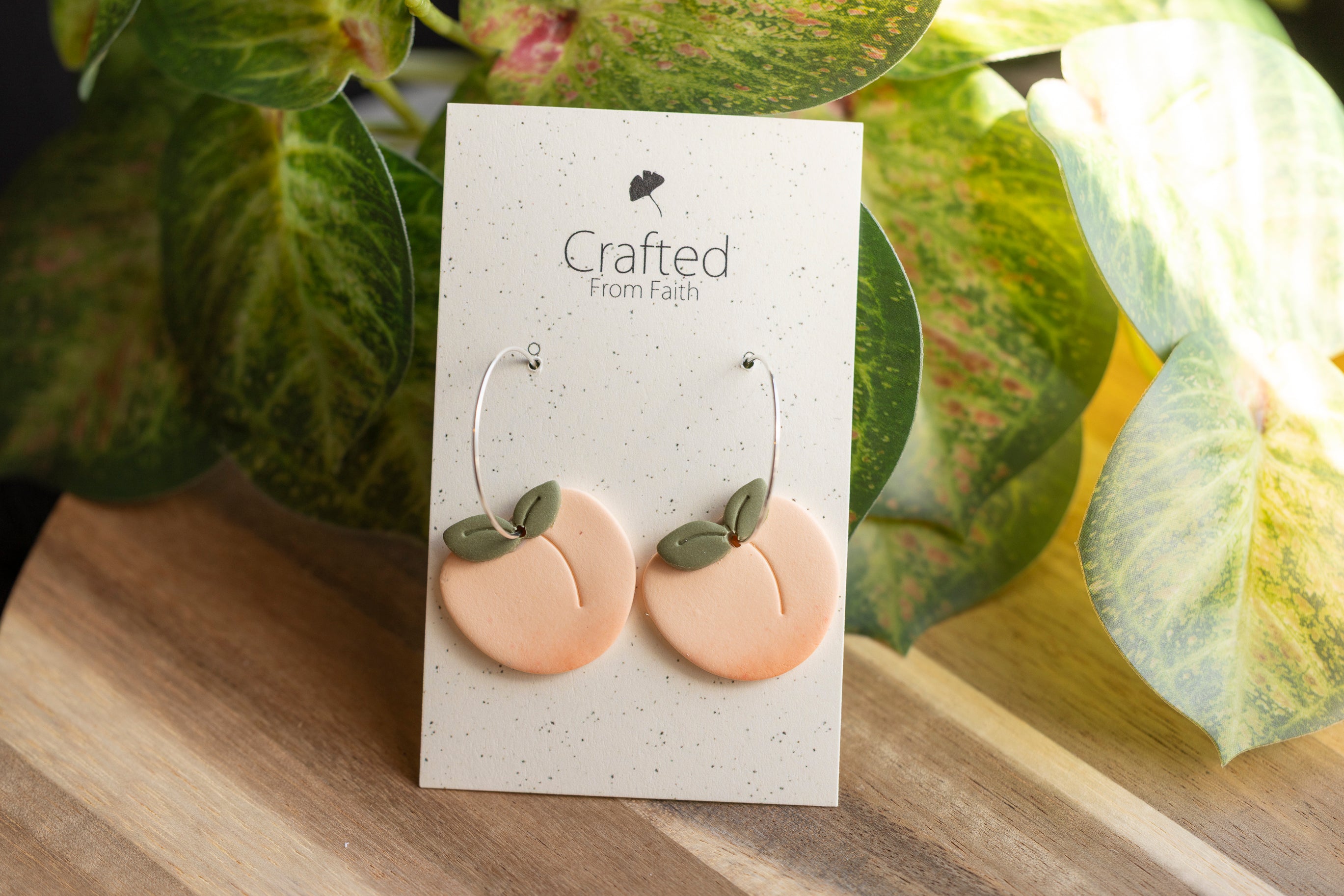 Just Peachy Hoops