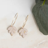 Speckled Leaf Hoops