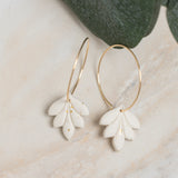 Speckled Leaf Hoops