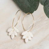 Speckled Leaf Hoops