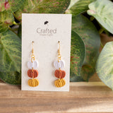 Triple Pumpkin Dangle