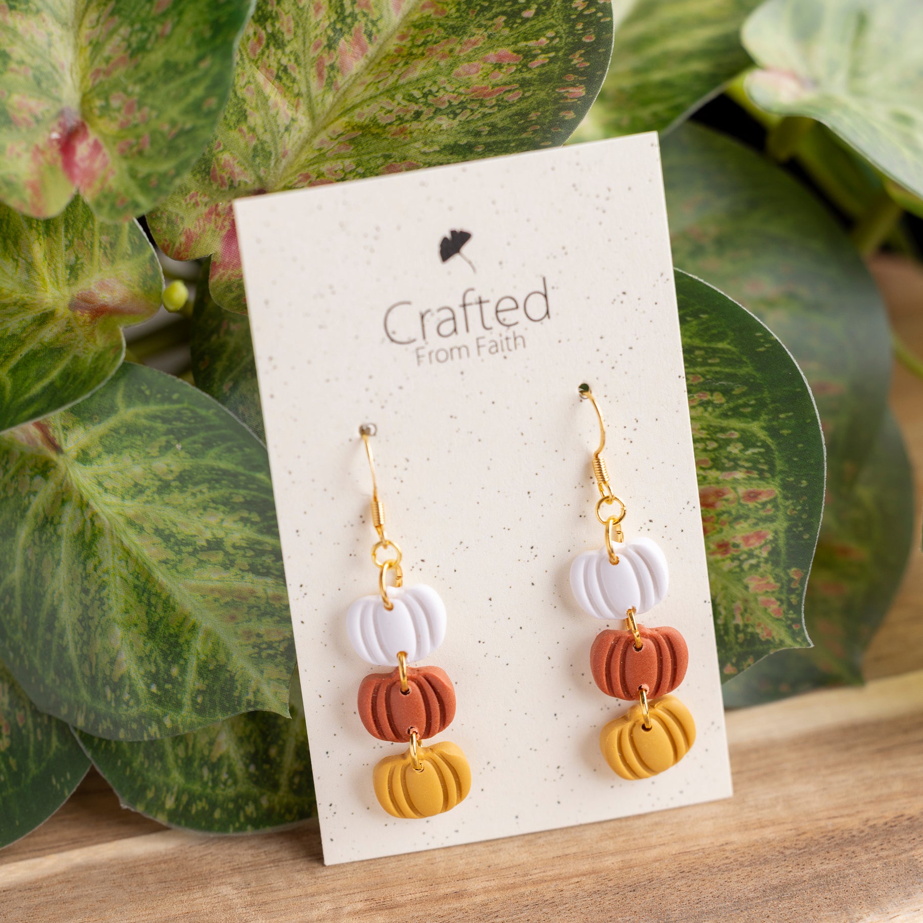 Triple Pumpkin Dangle
